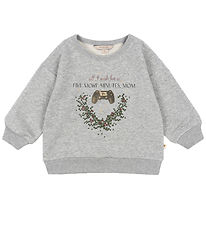 Sweat-shirt Konges Sløjd - Lou - Grey Melange