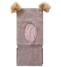 Name It Balaclava - 2-layer - Wool - Fleece - NmfWlash - Purple