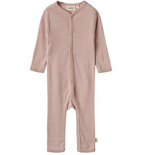 Wheat Jumpsuit - Wool - Dusty - Dry Rose