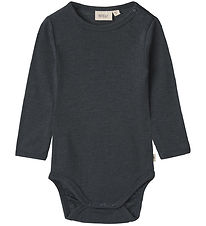 Wheat Bodysuit L/æ - Wool - Lucca - Navy