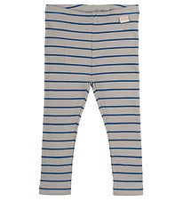Leggings Petit Piao - Rib - Modal - Deep Cobalt/Grey Stone