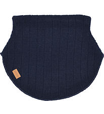 Melton Halsvärmare - Stickad - Ull - Peacoat Blue