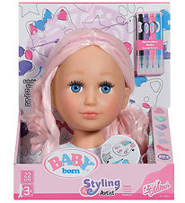 Baby Born Sminkhuvud m. Tillbehör - Syster Styling Artist