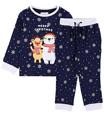 Jule-Sweaters Pyjama Set - Best Friends - Navy
