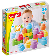 Quercetti Building Blocks - 24 pcs - Mommy Soft