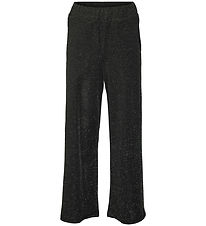 Vero Moda Girl Trousers - VmKanva - Black/Silver Lurex