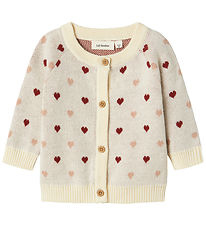 Lil' Atelier Cardigan - Prjónað - NbfSaran - Turtildúfa
