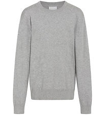 Grunt Blouse - GrCarl - Knitted - Grey Melange