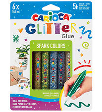 Carioca Glitterlím - 6 Stk. - Marglitað