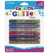 Carioca Glitterlím - 6 Stk. - Marglitað