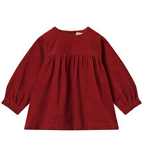Wheat Kleid - Cord - Elvira - Cherry Red