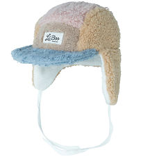 Lil'Boo Copenhagen Húfa - Teddy Flís - Blue/Rose/Brown