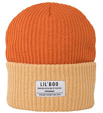 Lil'Boo Copenhagen Húfa - Prjónað - Notalegt Beanie - Caramel/Sa