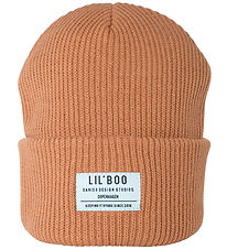 Lil'Boo Copenhagen Húfa - Prjónað - Notalegt Beanie - Apríkósu