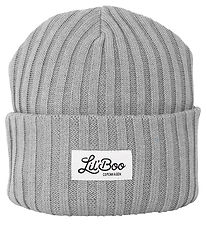 Lil'Boo Copenhagen Beanie - Knitted - Wool - Light Grey Melange