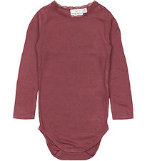 The New Siblings Bodysuit L/æ - Rib - TnsKrista - Crushed Berry