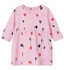Name It Kjóll - NbfOlivie - Roseate Spoonbill