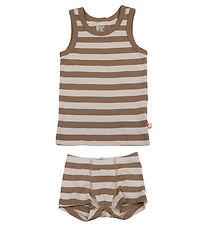 Katvig Underwear - Brown/Beige Striped