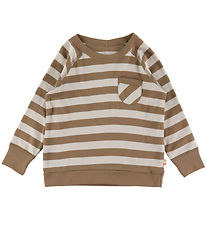 Katvig Blouse - Brown/Beige Striped