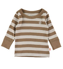 Katvig Blouse - Brown/Beige Striped