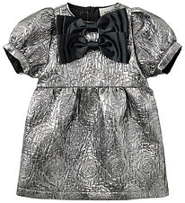 Sofie Schnoor Kleid - Silber/Schleifen