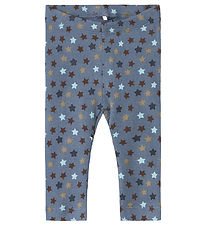 Name It Leggings - Rib - NbmRicco - Flint Stone M. Stjörnur