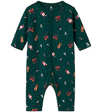Name It Pyjamasdräkt - NbnVismas - Botancial Garde/Jul