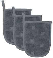 Müsli Waschlappen - 3er-Pack - 14x18 cm - Stürmisch Blue