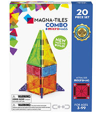 Magna-Tiles Magnet Set - 20 Parts - MicroMAGS & Combo