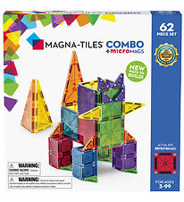 Magna-Tiles Magnet set - 62 Parts - MicroMAGS & Combo