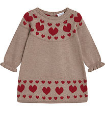 Hust and Claire Dress - Knitted - Klea - Biscuit Melange