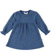Joha Kleid - Wolle - Jeansblau