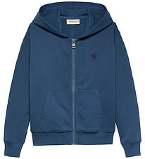 Calvin Klein Cardigan - Backcheck Mono - Fähnrich Blue