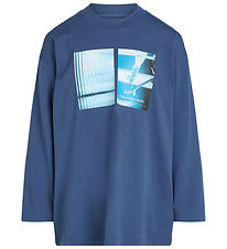 Calvin Klein Bluse - Shifted Picture - Fähnrich Blue