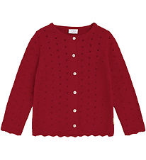 Hust and Claire Cardigan - Knitted - Caren - Teaberry