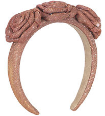 Konges Sløjd Hairband - Rosie - Glitter - Mellow Rose
