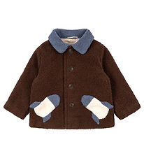 Konges Sløjd Fleecemantel - Teddy - Calin Rocket - Cappuccino