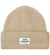Mads Nørgaard Beanie - Wool - Tosca Anju - Cream Brulee