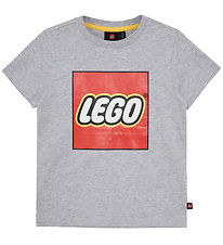 LEGO® Wear Stuttermabolur - LWTano 631 - Grey Melange M. Lógó