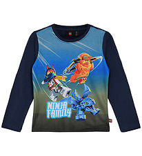 LEGO® Ninjago Bluse - LWTano 618 - Dark Navy m. Print