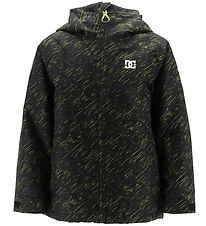 DC Winter Coat - Basic Print - Stacked Black