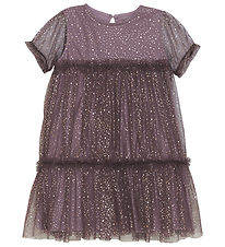 Creamie Dress - Sea Fog w. Glitter