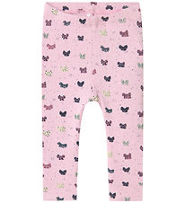 Name It Leggings - Rib - NbfRibow - Corsage M. Bows