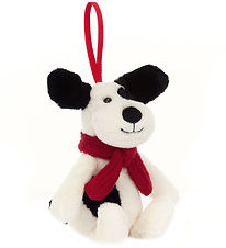 Jellycat Christmas Decorations - 13x6 cm - Bashful Puppy Decorat