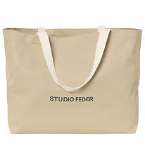 Studio Feder Weekendväska - Sorella BIG Rygg - Canvas - Sand Bei