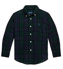 Polo Ralph Lauren Hemd - Cord - Navy/Grün Kariert