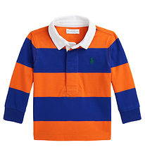 Polo Ralph Lauren Poloshirt - Orange/Blau Gestreift