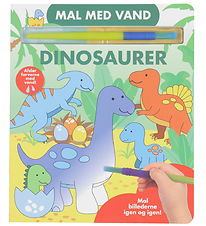 Alvilda Colouring Book - Paint With Water - Dinosaurs