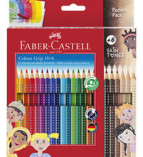 Faber-Castell Colouring Pencils - 24 pcs - Multi/Skin Tones