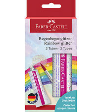 Faber-Castell Glitter Tubers - 2 pcs - Rainbow